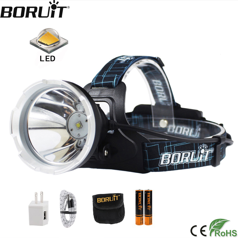 Fish Finder Charger - BORUIT-LED Farol super brilhante, 3000LM carregador