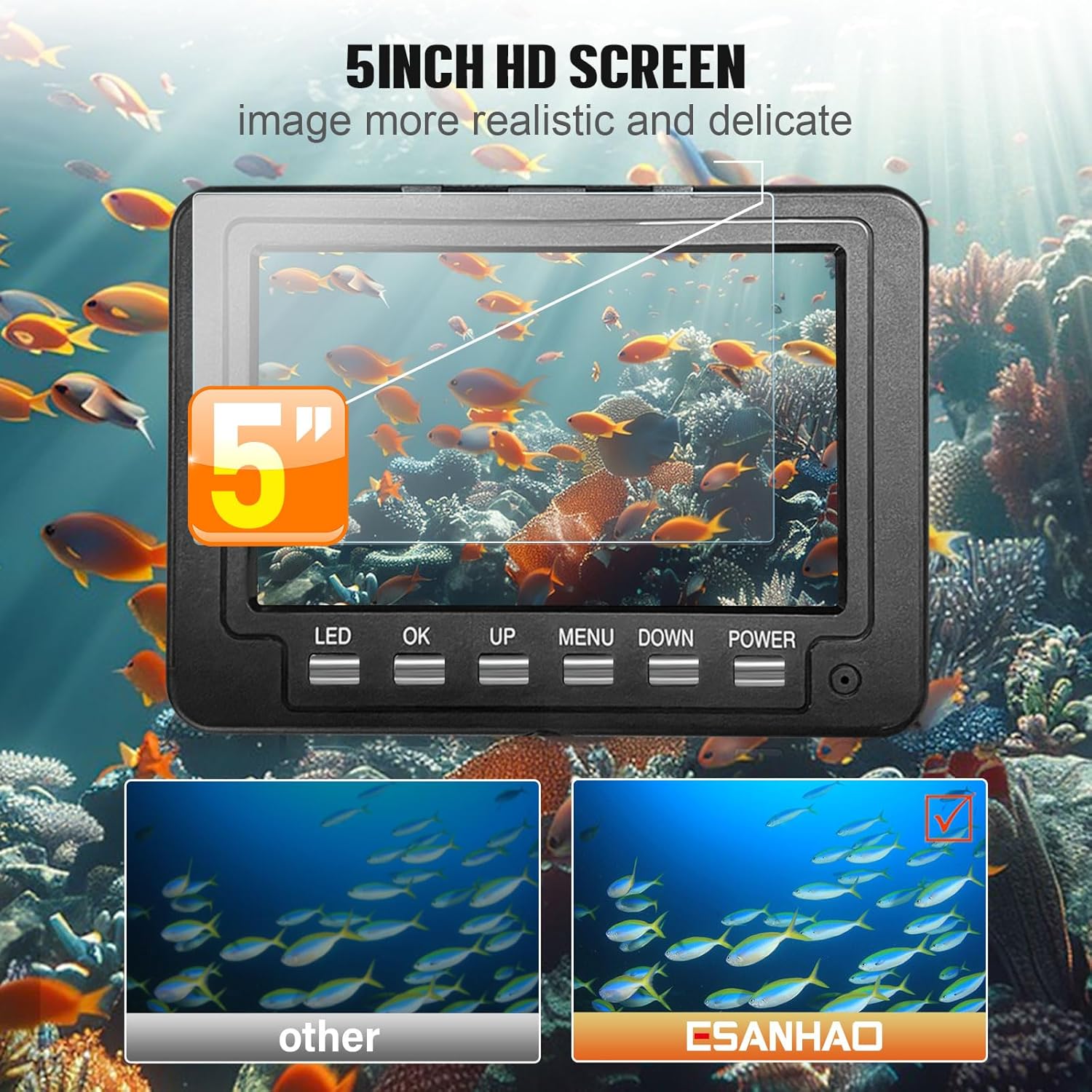 Câmera subaquática para pesca  - Fish Finder Portable avaliação e preço
